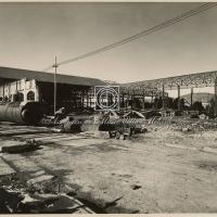 Lavori di ricostruzione in corso - Sala macchine